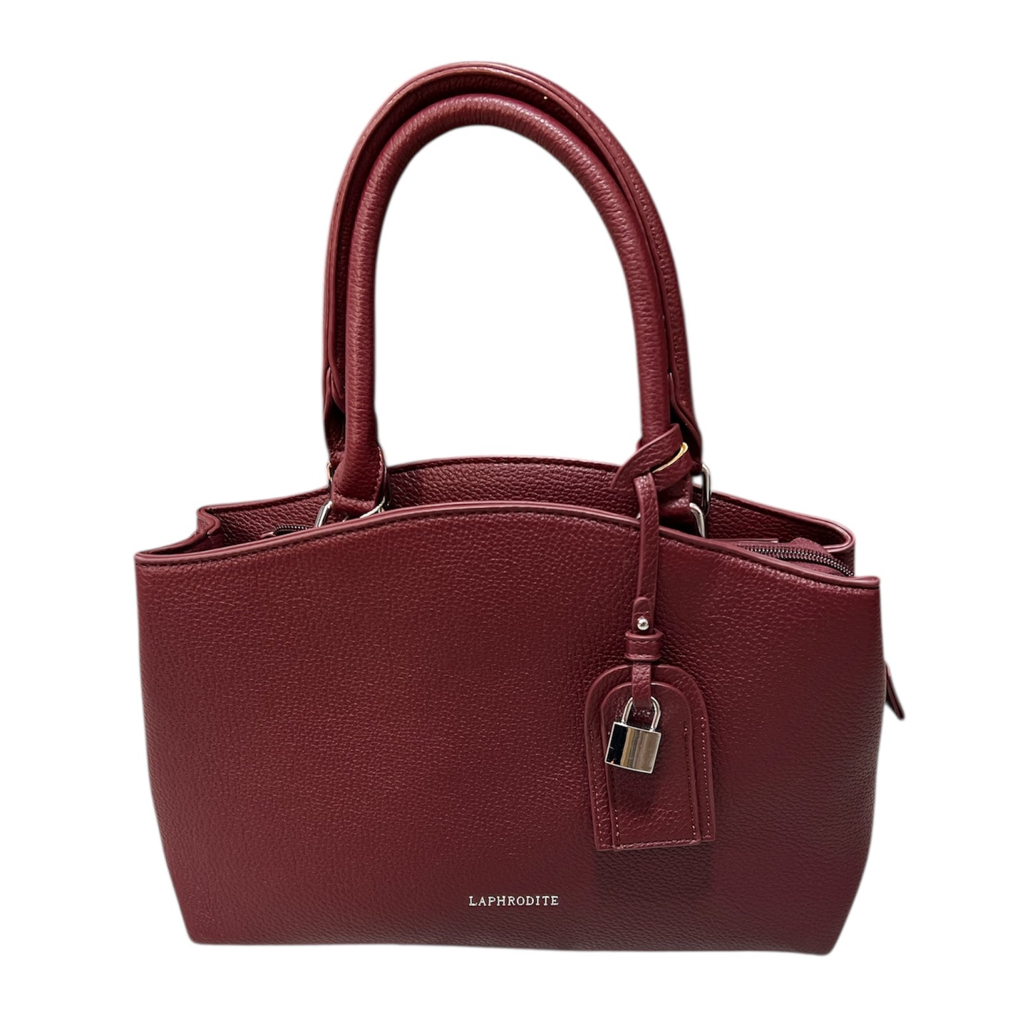 Wine Leatherette Handbag