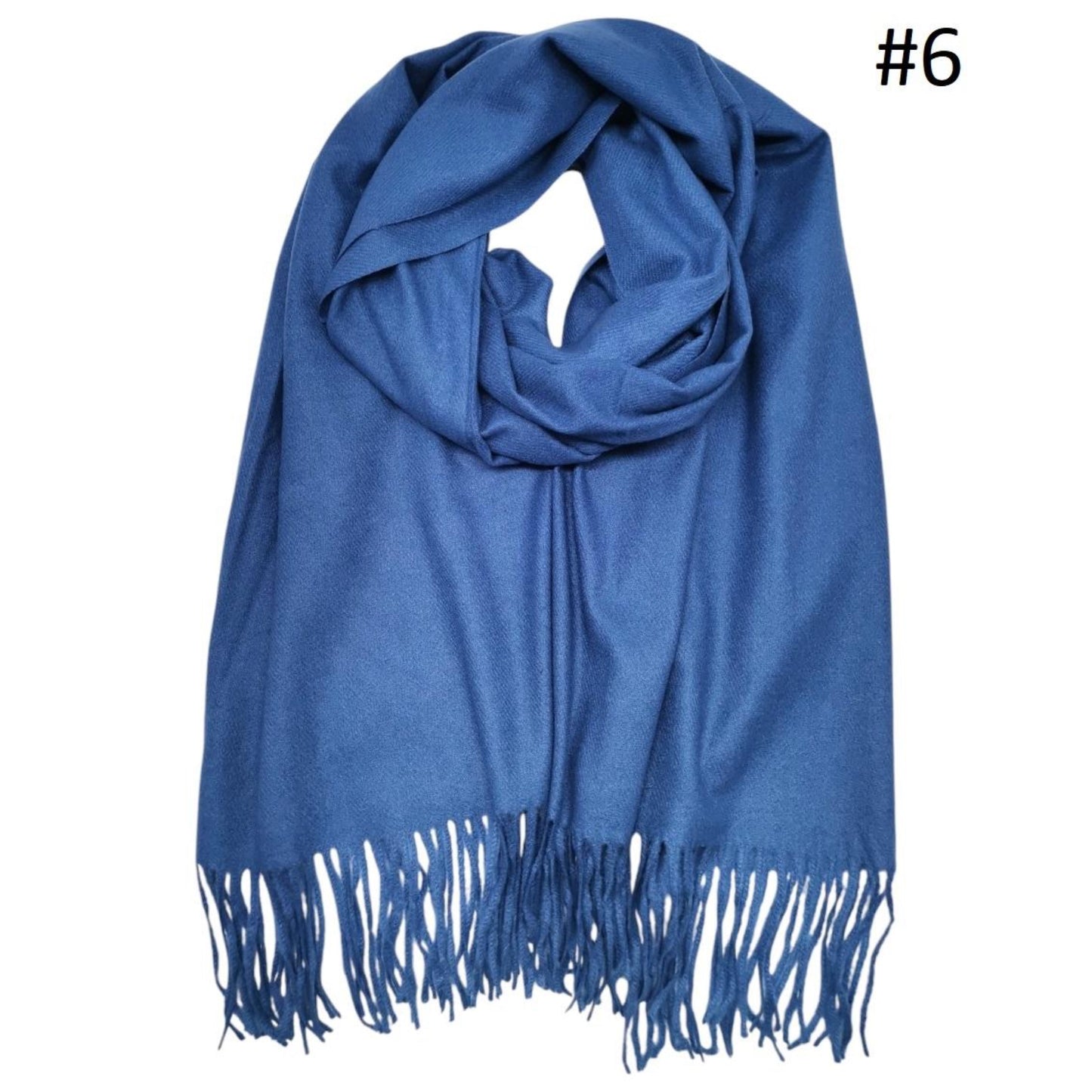 Plain Pashmina Scarves (4 COLOURS)