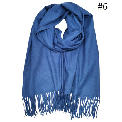 Plain Pashmina Scarves (4 COLOURS)