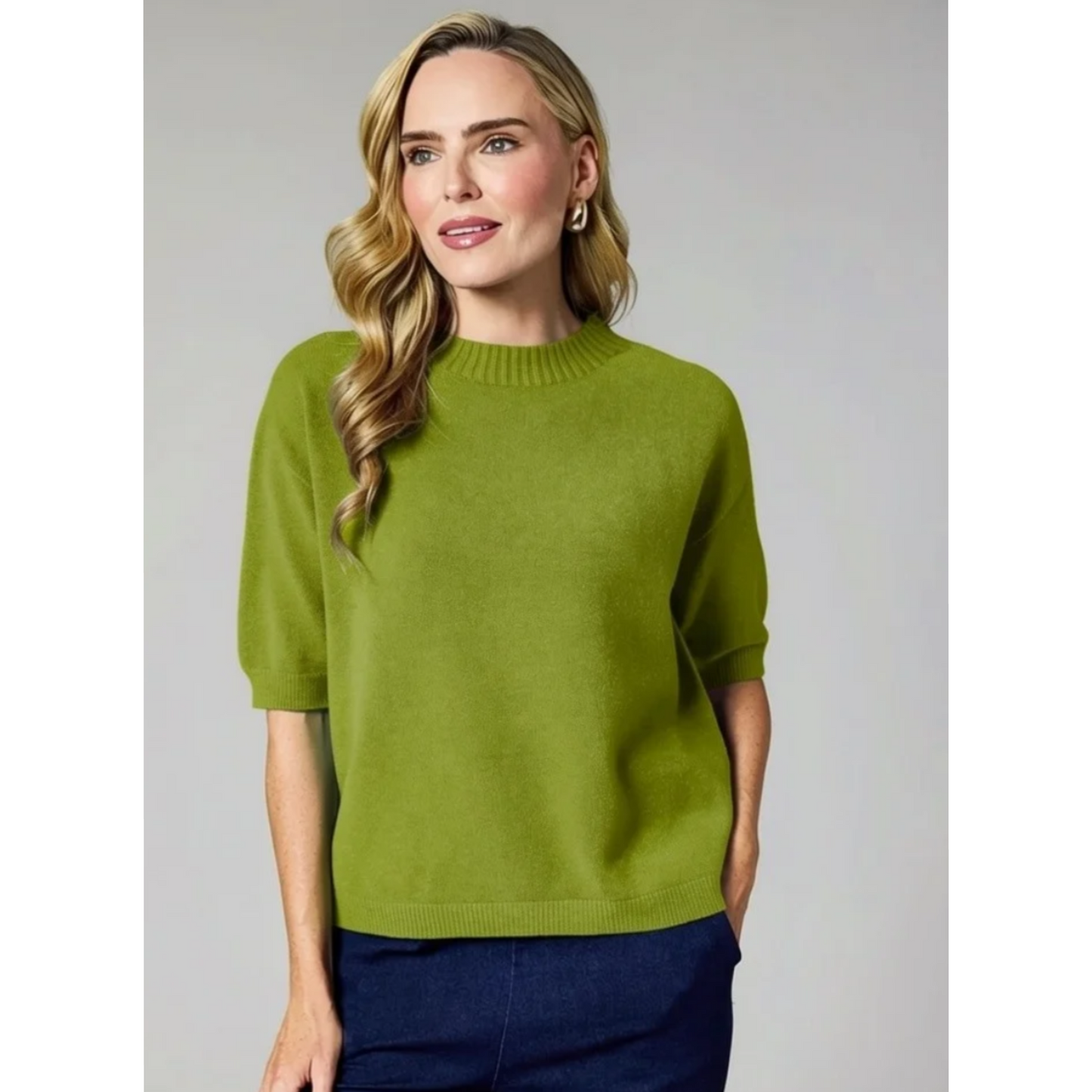 DECK Half Sleeve Soft Knitted Jumper (9 Colours)