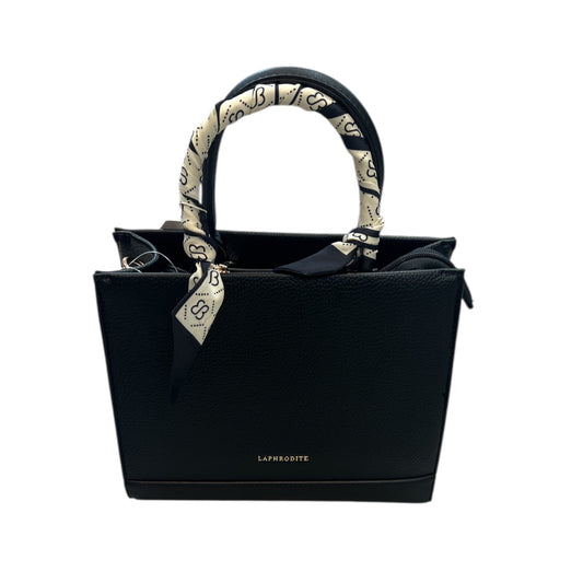 Black Leatherette Tote Bag