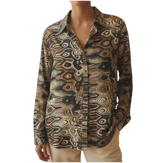 Esme Multicoloured Shirt Green/Grey