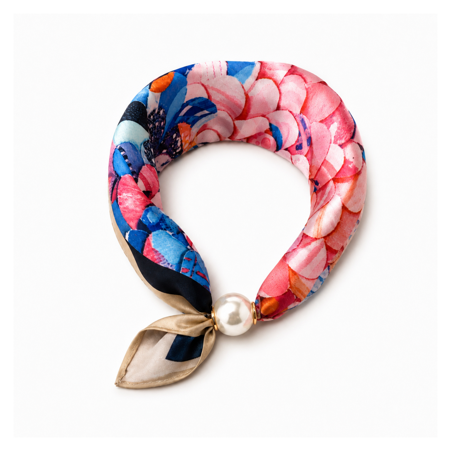 Magnetic Pearl Scarf Multicolured