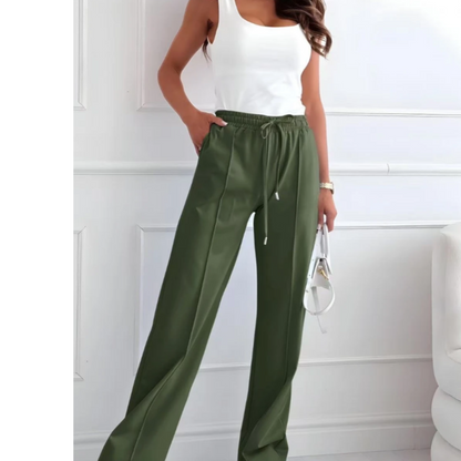 Jackie Elasticated Drawstring Bottoms (4 Colours)