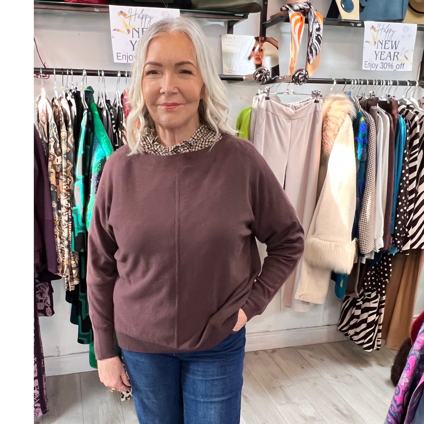 DECK Centre Seam Soft Knit Jumper (5 Colours)RESTOCKED