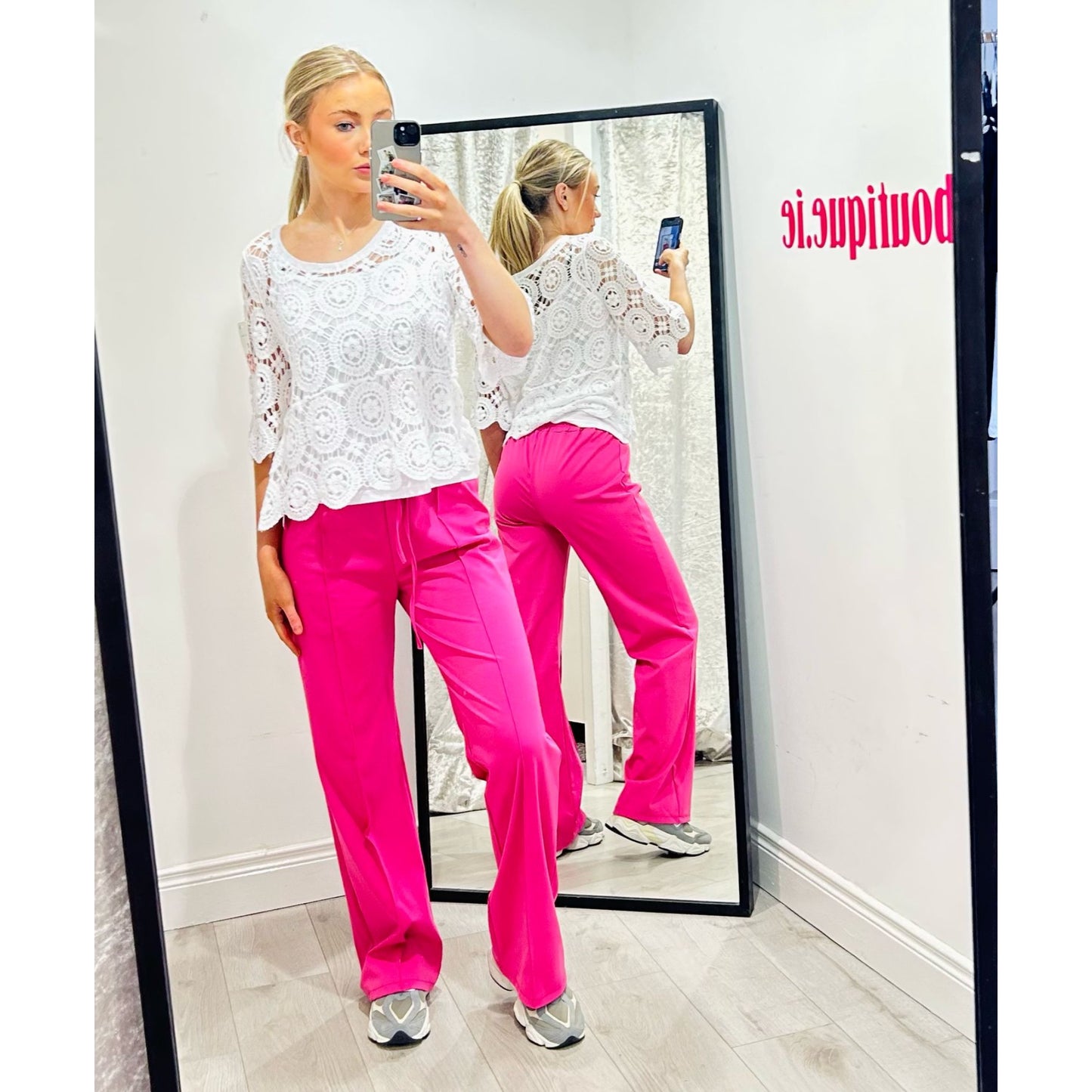 Jackie Elasticated Drawstring Bottoms (4 Colours)