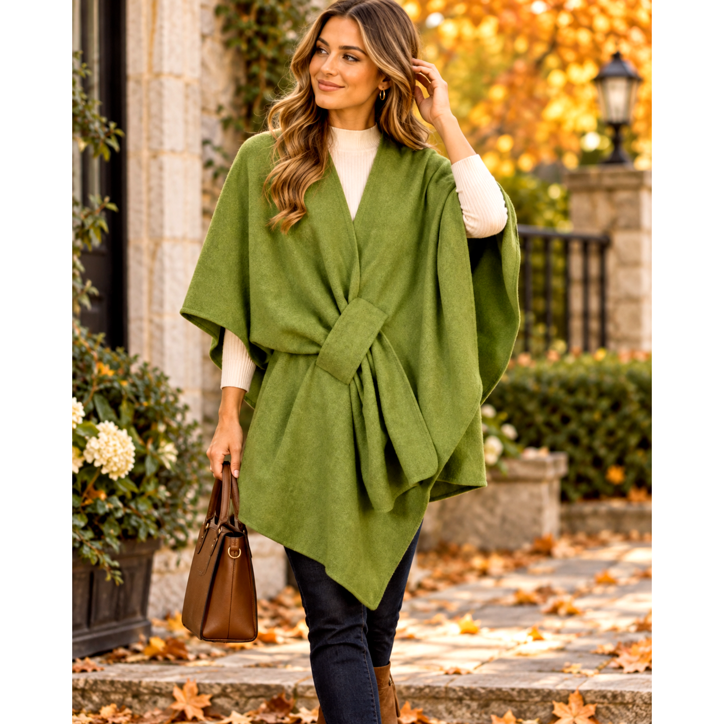 Olive Green Cape