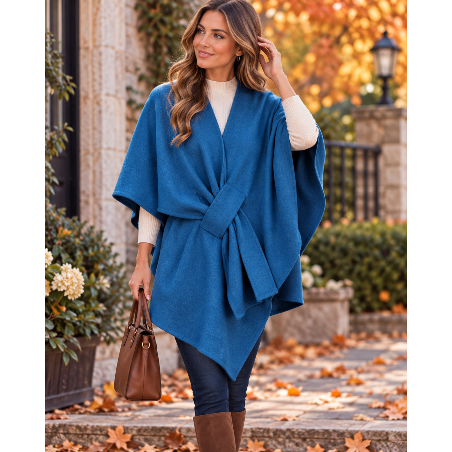 Teal Cape/Shawl