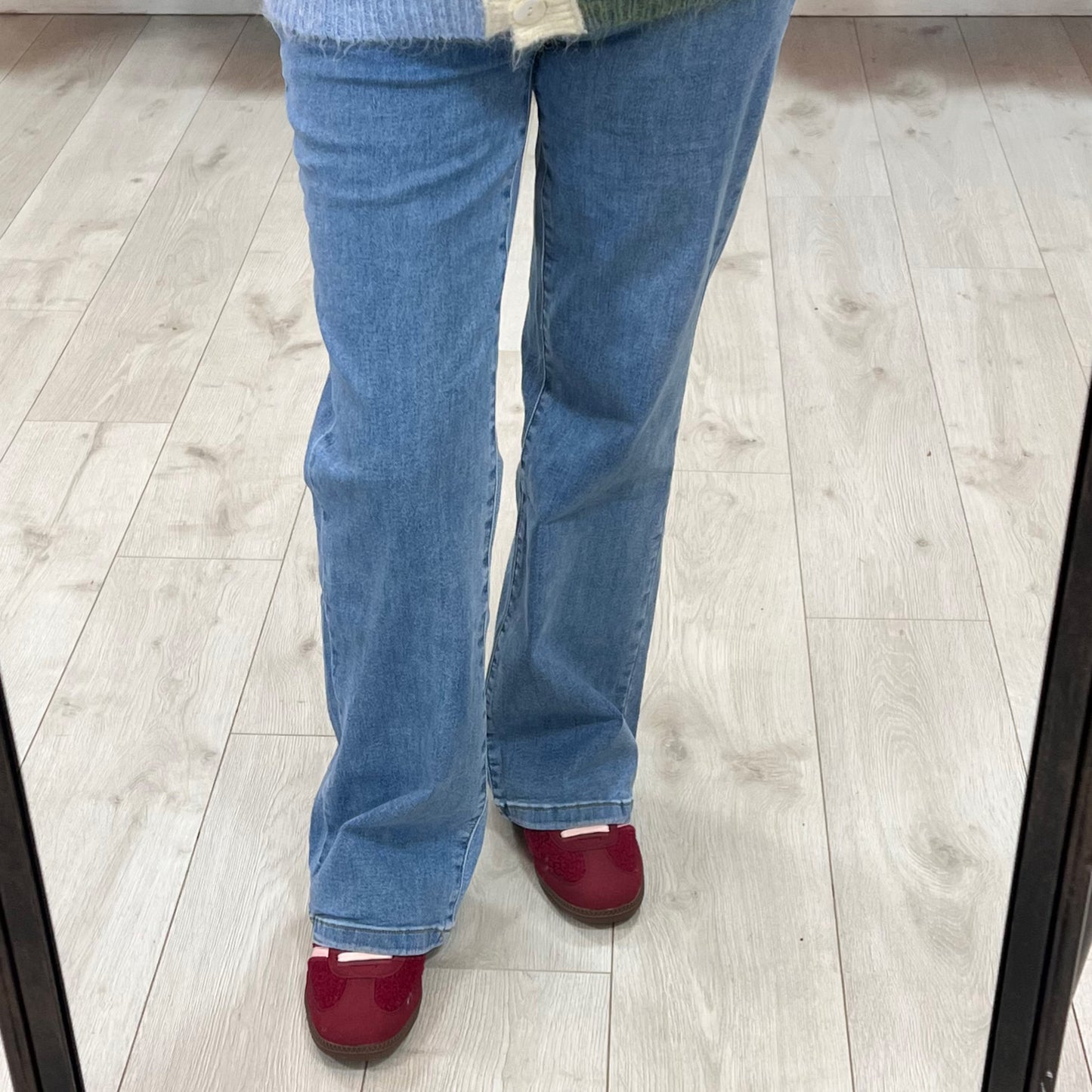 Lucy Light Blue Denim Straight Leg Jeans