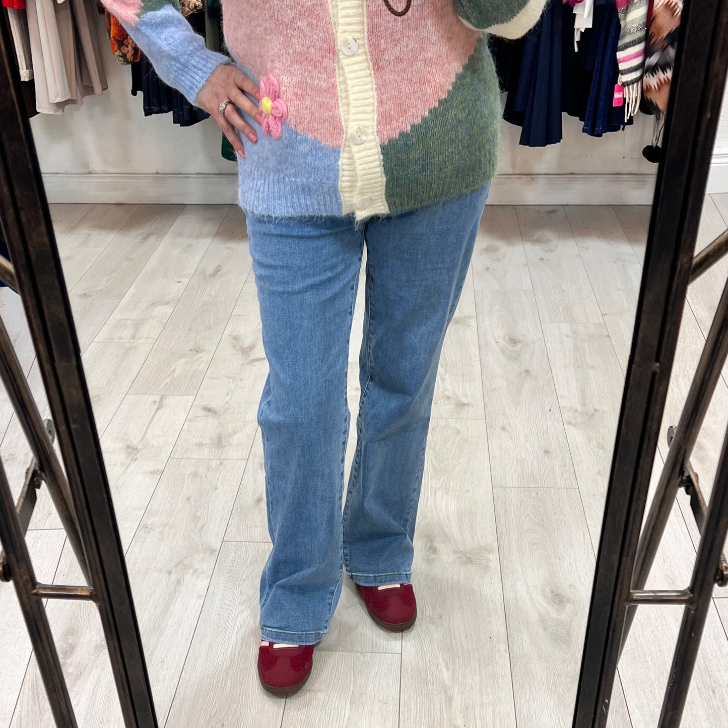 Lucy Light Blue Denim Straight Leg Jeans