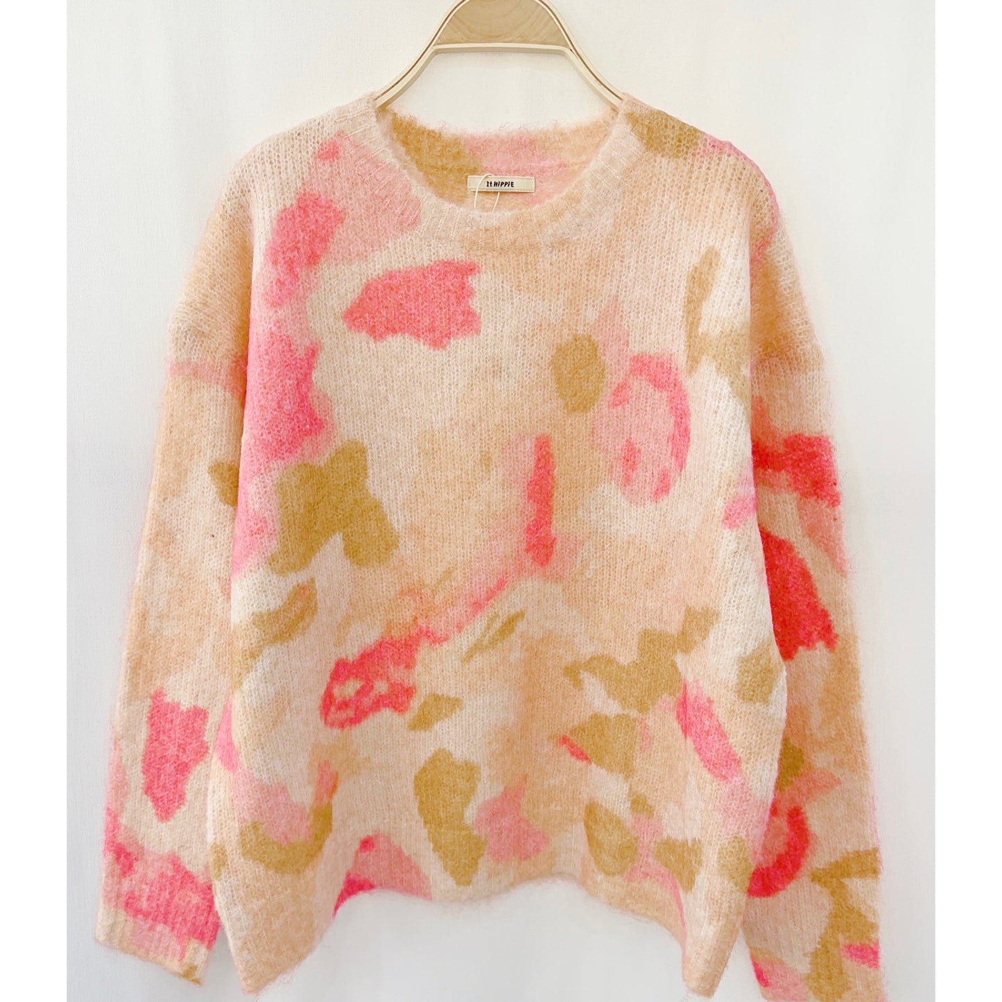 Esme Peach Cream & Beige Jumper