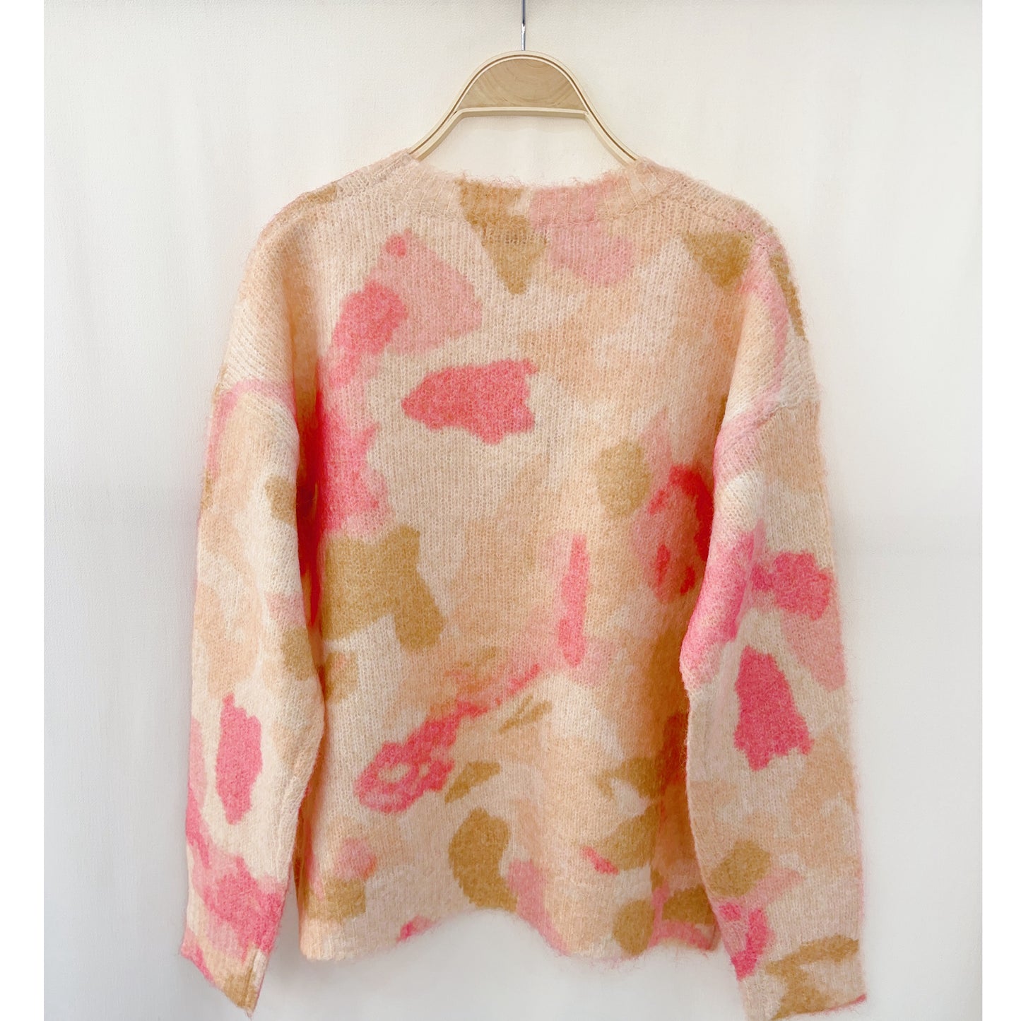 Esme Peach Cream & Beige Jumper