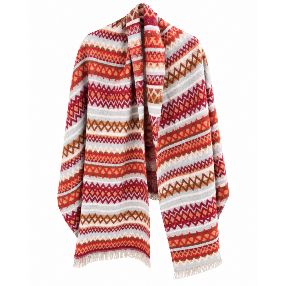 Multicoloured Cosy Blanket Scarves (2 Colours)