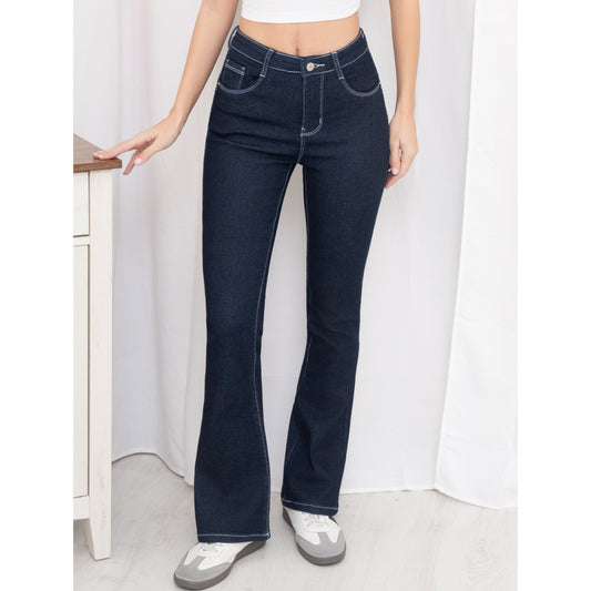 Demi Dark Blue Flared Jeans