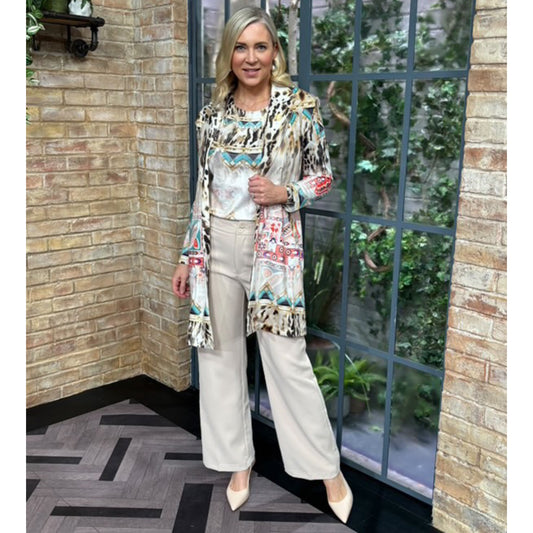 Pria Aztec Long Blazer With Sparkles (RESTOCKED)