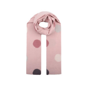 Dusty Pink Blanket Polka Dot Scarf