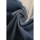 Check Scarf Navy Blue & Cream