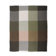 Checked Blanket Scarf Khaki Beige & Cream