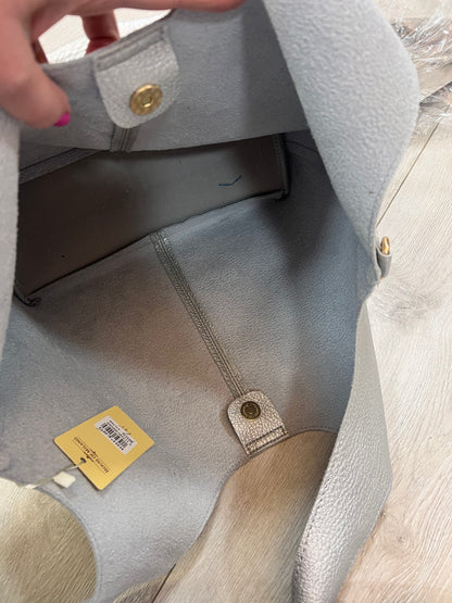 Silver Metallic Shoulder 2 In 1 Bag