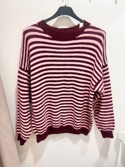 Striped Knit Jumper (2 COLOURS)