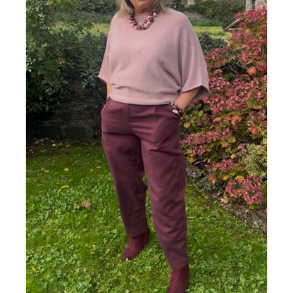 FRANSA Burgandy Trousers