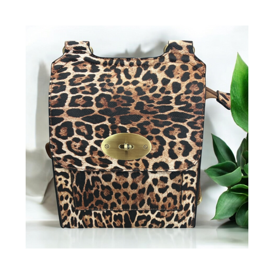 Leopard Print Crossbody Bag