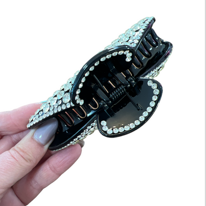 Jewelled & Black Hair Claw