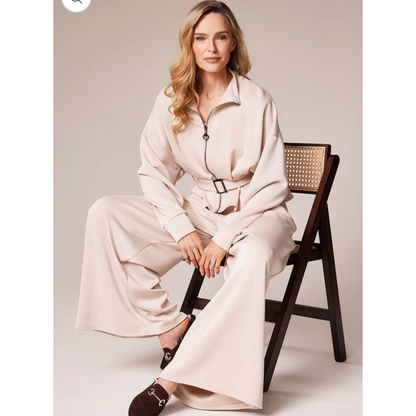 DECK Soft Two Piece Co-Ord Beige
