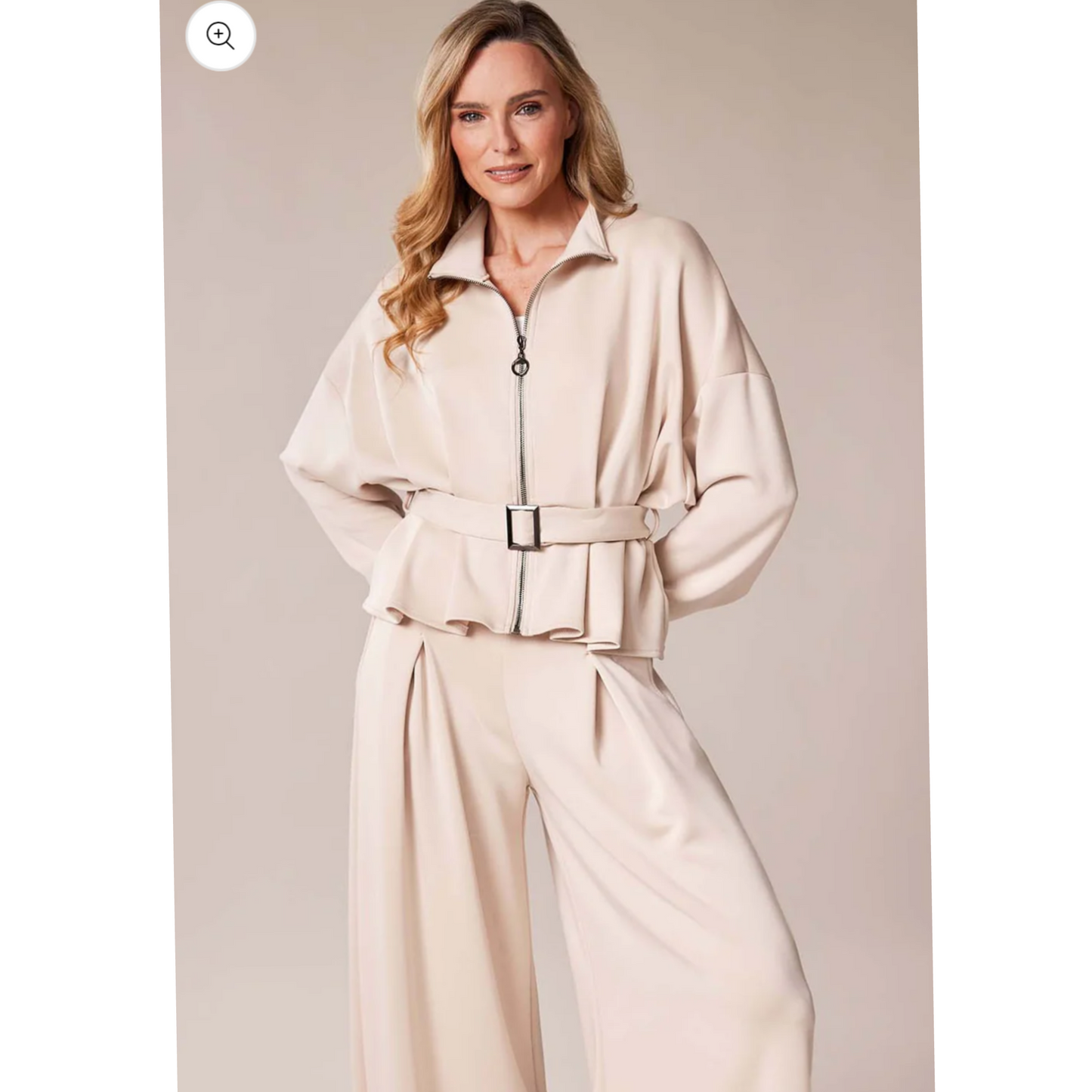 DECK Soft Two Piece Co-Ord Beige