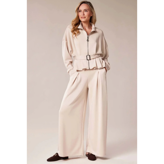 DECK Soft Two Piece Co-Ord Beige