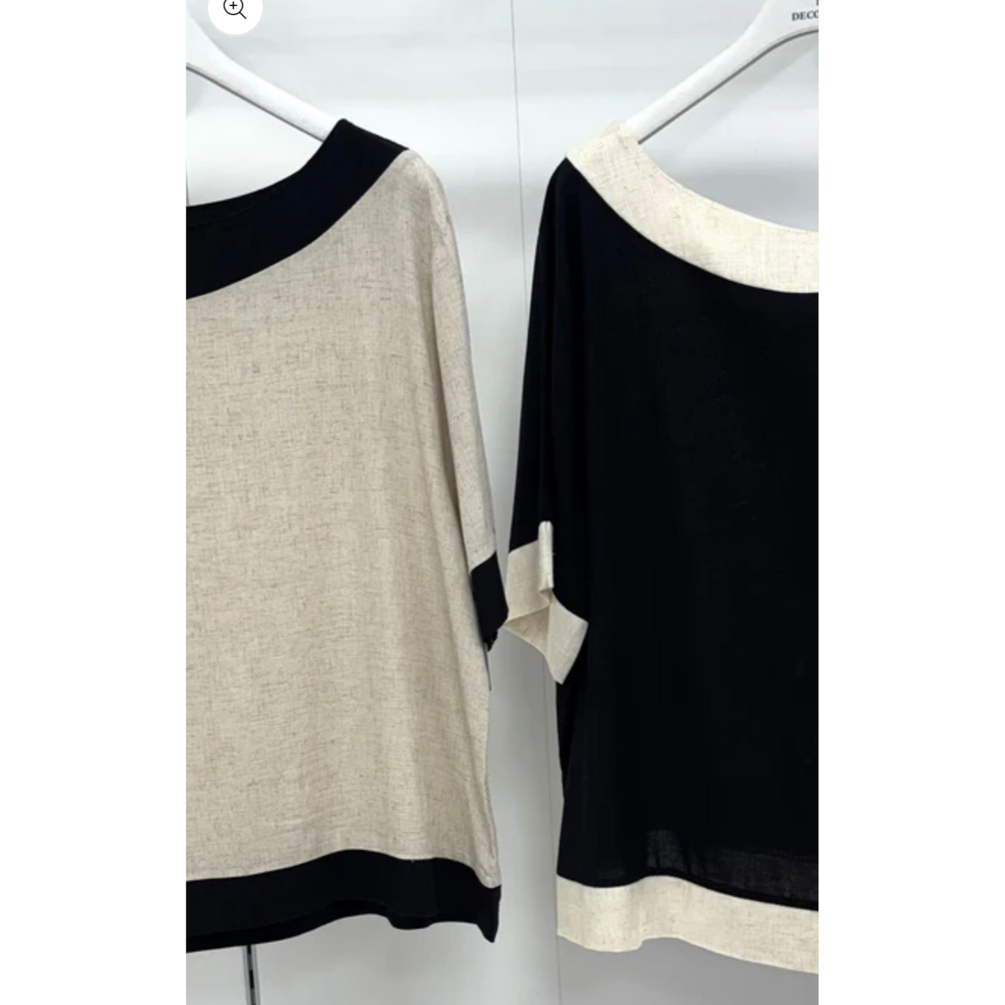 DECK Short Sleeved Linen Top (2 Colours)