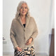 Nina Taupe Knitted Cardigan