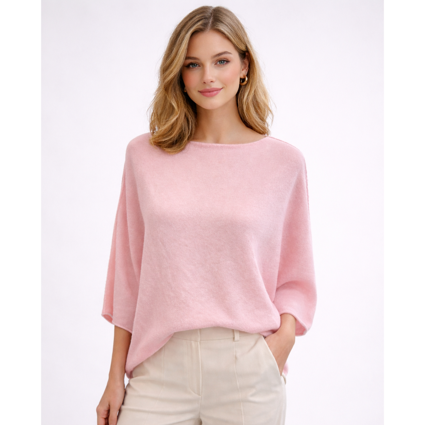 DECK Soft Knit Batwing Jumper (4 Colours)