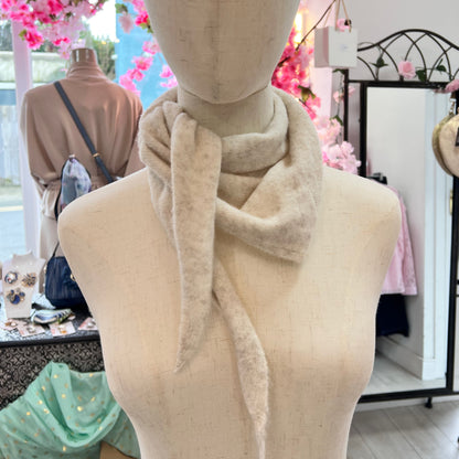 Stripe Petite Knit Triangle Scarf (5 Colours)