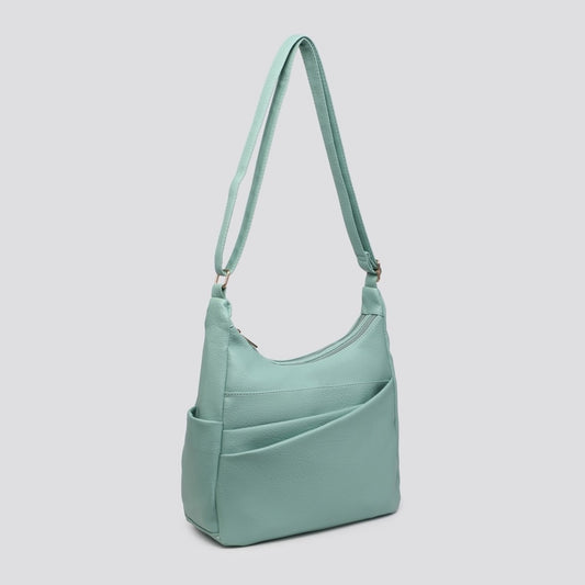 Mint Green Leatherette Shoulder/Crossbody Bag