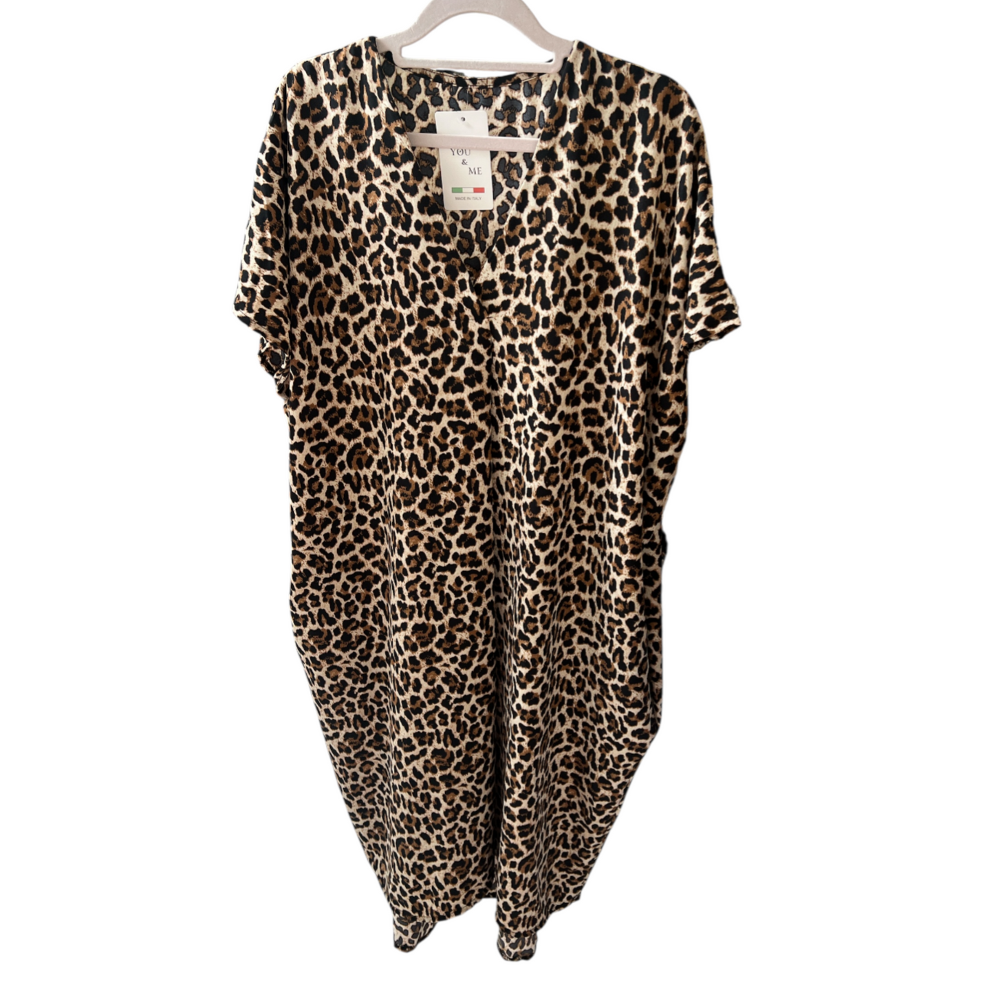Petra Leopard Print Dress One Size