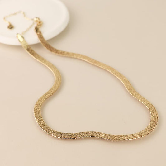 POM Gold Liquid Chain Necklace