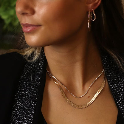 POM Gold Liquid Chain Necklace