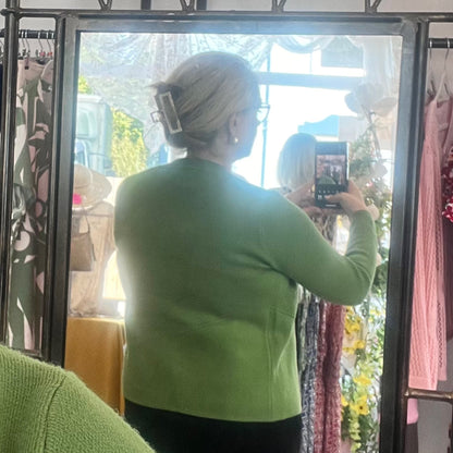 Tabatha Short Green Cardigan