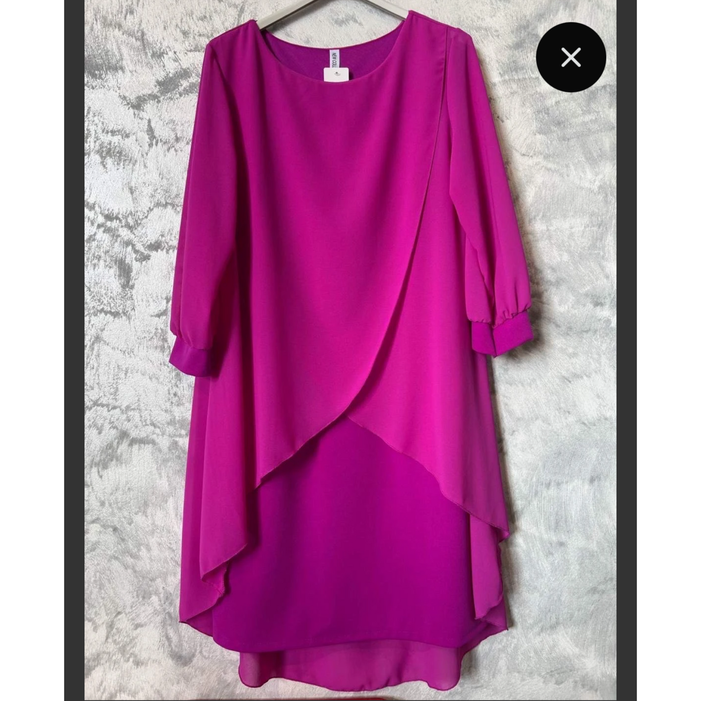 Zara High Low Chiffon Occasion Dress (3 Colours)