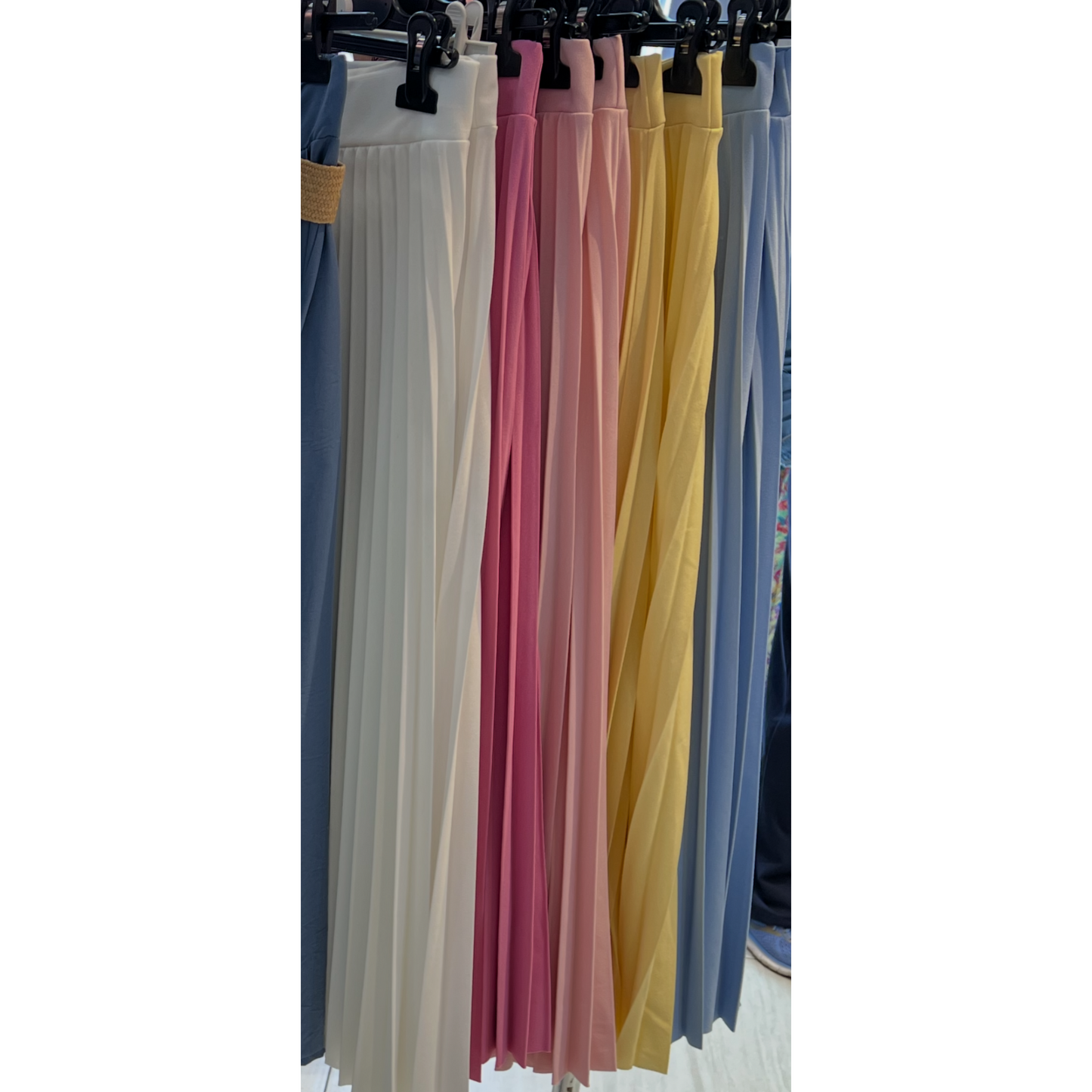 Fainche Pleated Elasticated Skirt (5 Colours)