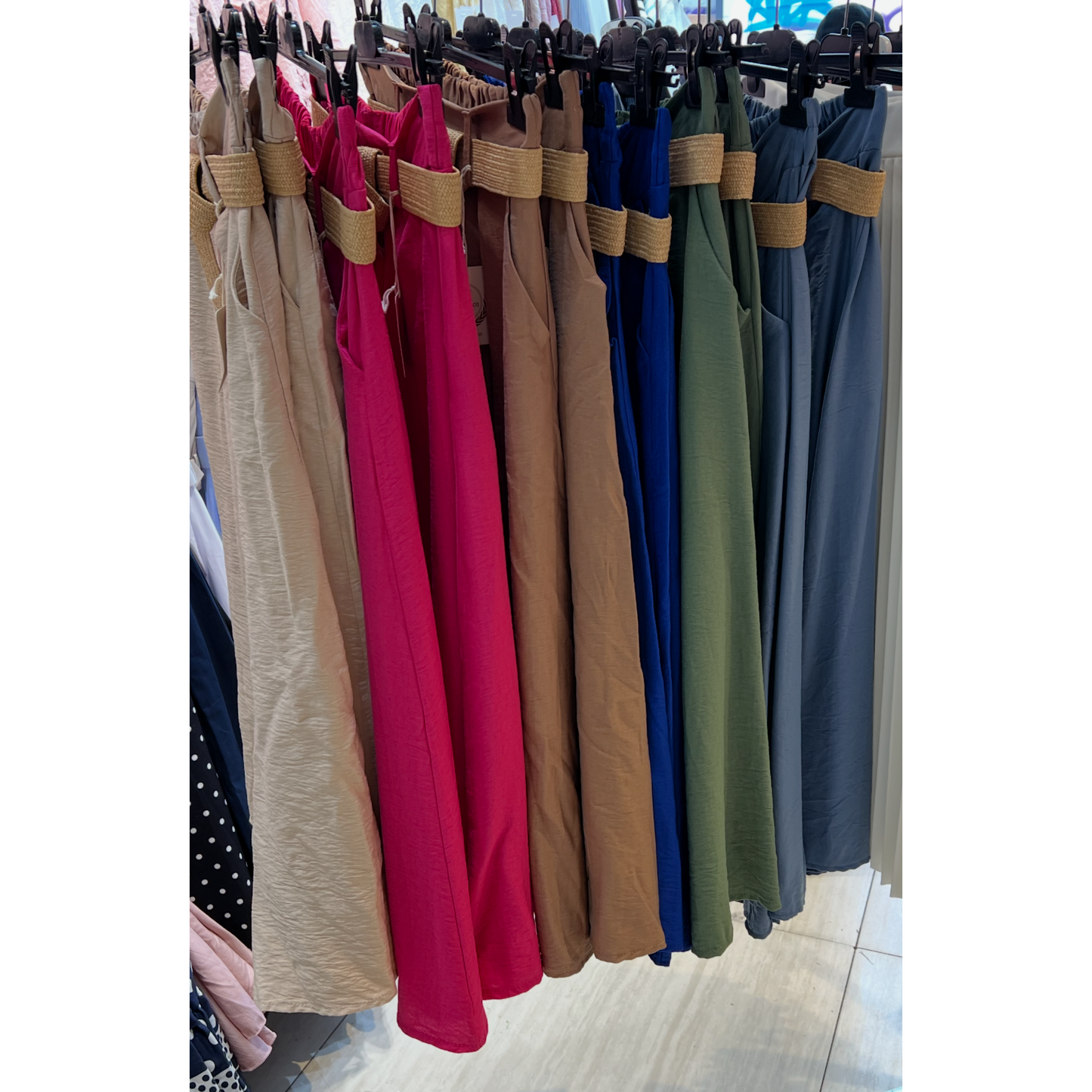 Sasha Elasticated Belted Skirt (6 Colours)