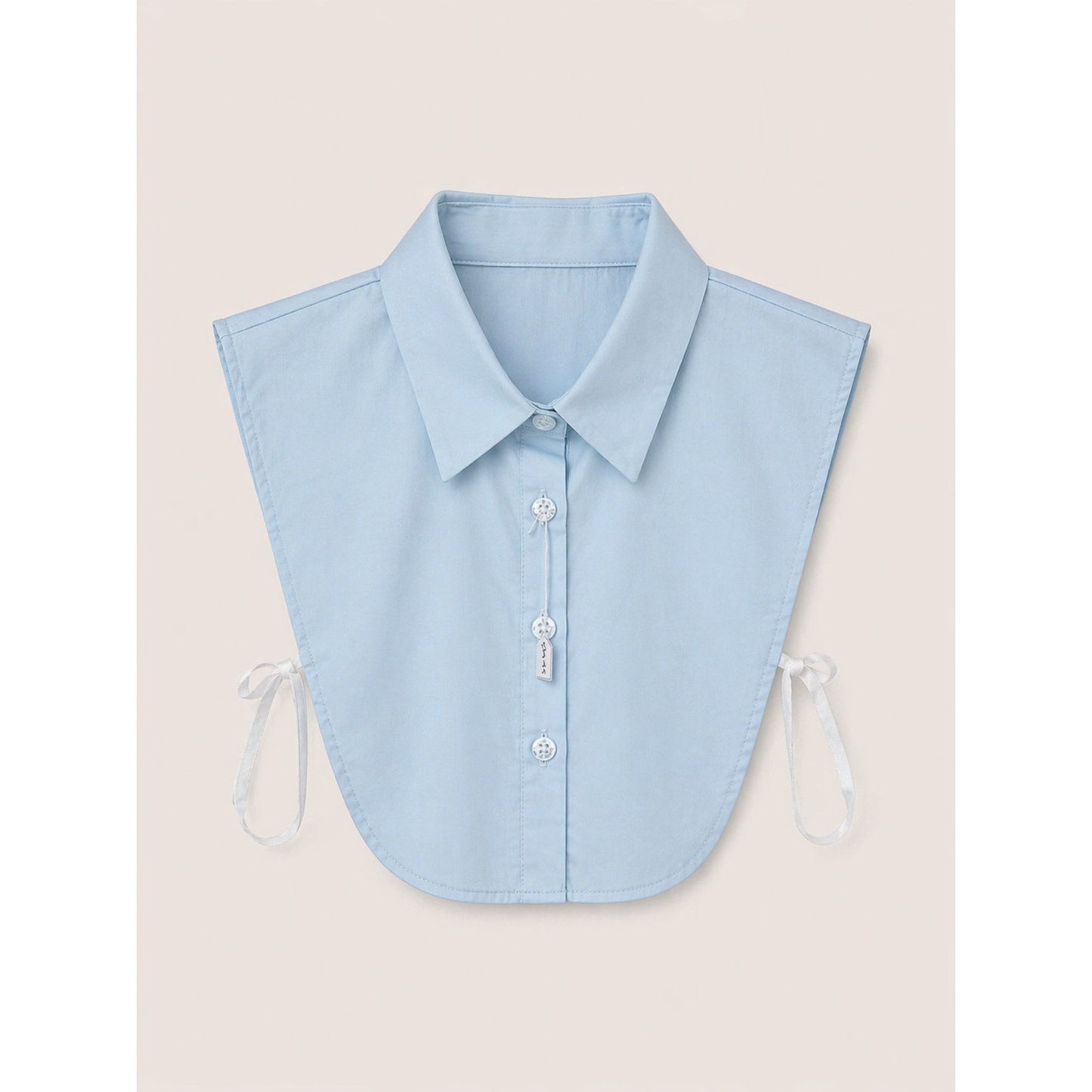 Light Blue Faux Collar