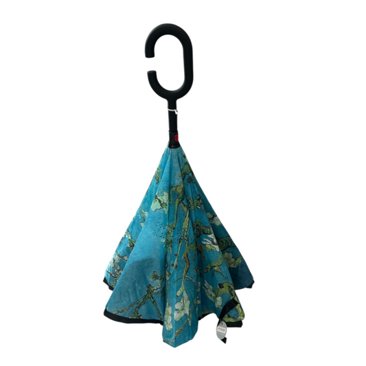 Upside Down Umbrella Teal Design