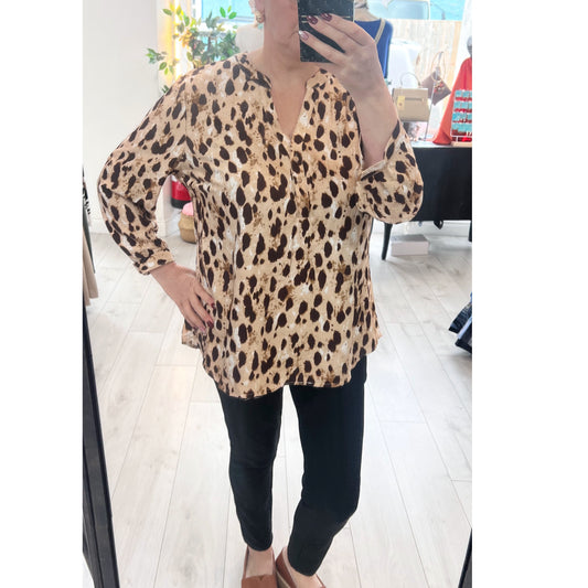 Patricia Leopard Print Shirt