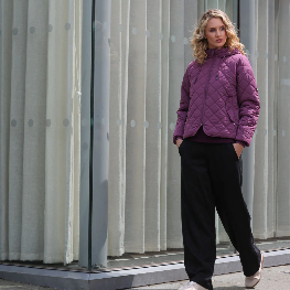 RELAX & RENEW Fia Padded Jacket Plum
