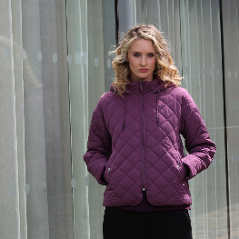 RELAX & RENEW Fia Padded Jacket Plum