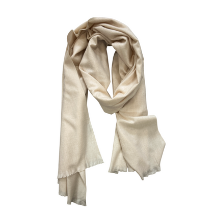 Plain Pashmina Light Beige