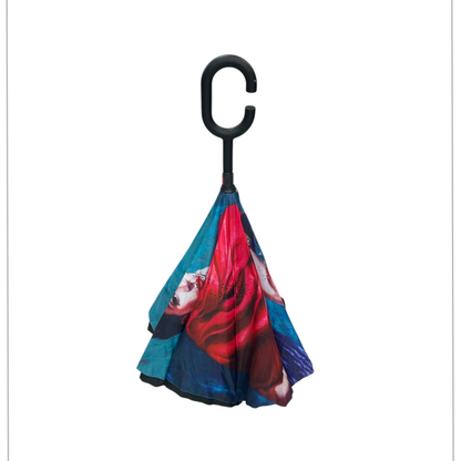 Freda Khalo Upside Down Umbrella Butterfies