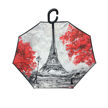 Upside Down Umbrella Eiffel Tower